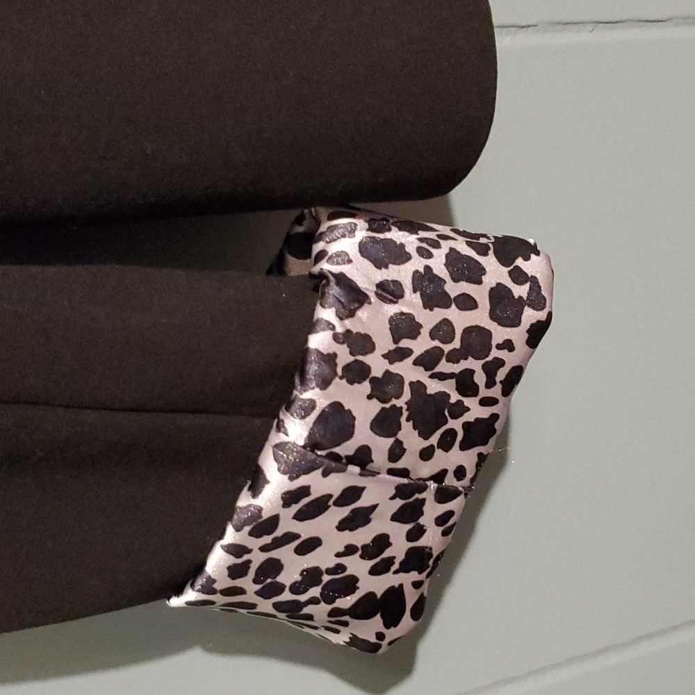 LAPIS Black Gray Leopard Print Lined Blazer - Picture 3 of 9